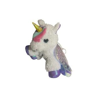 Barbie Unicorn Pet Doctor Plush 9.5" Talks Lights Up Mattel Works Pre-owned